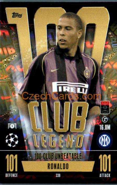 Ronaldo 2023/24 Topps Match Attax Extra 100 Club Legend #339