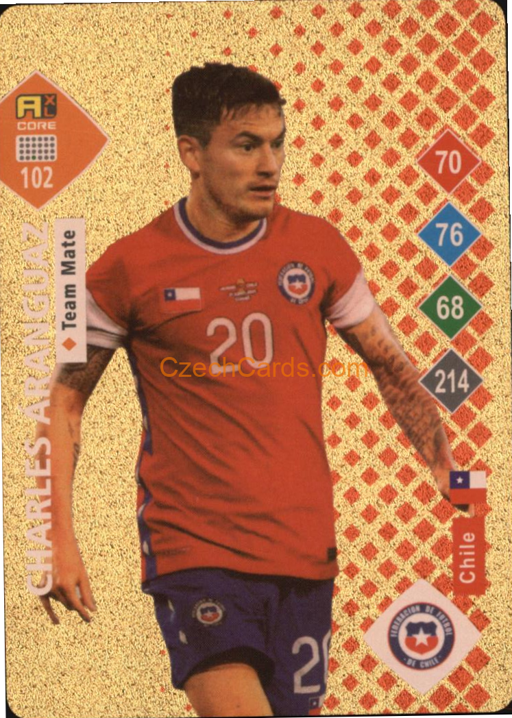 Charles Aránguiz 2023 World Football Stars unofficial GOLD