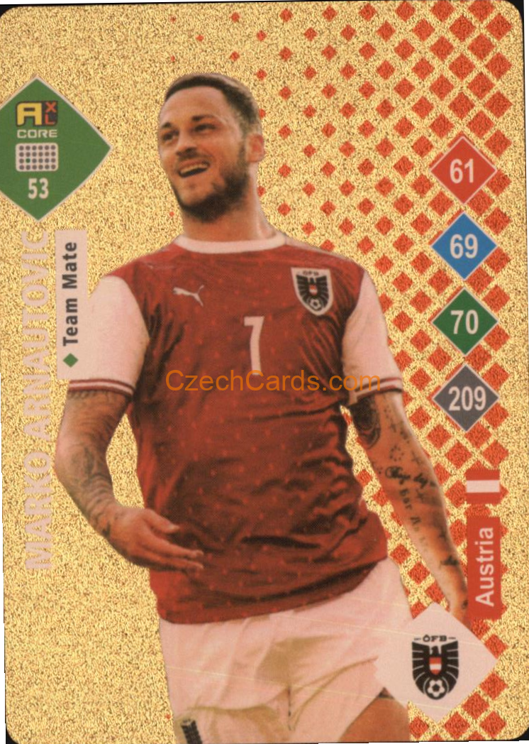 Marko Arnautovič 2023 World Football Stars unofficial GOLD