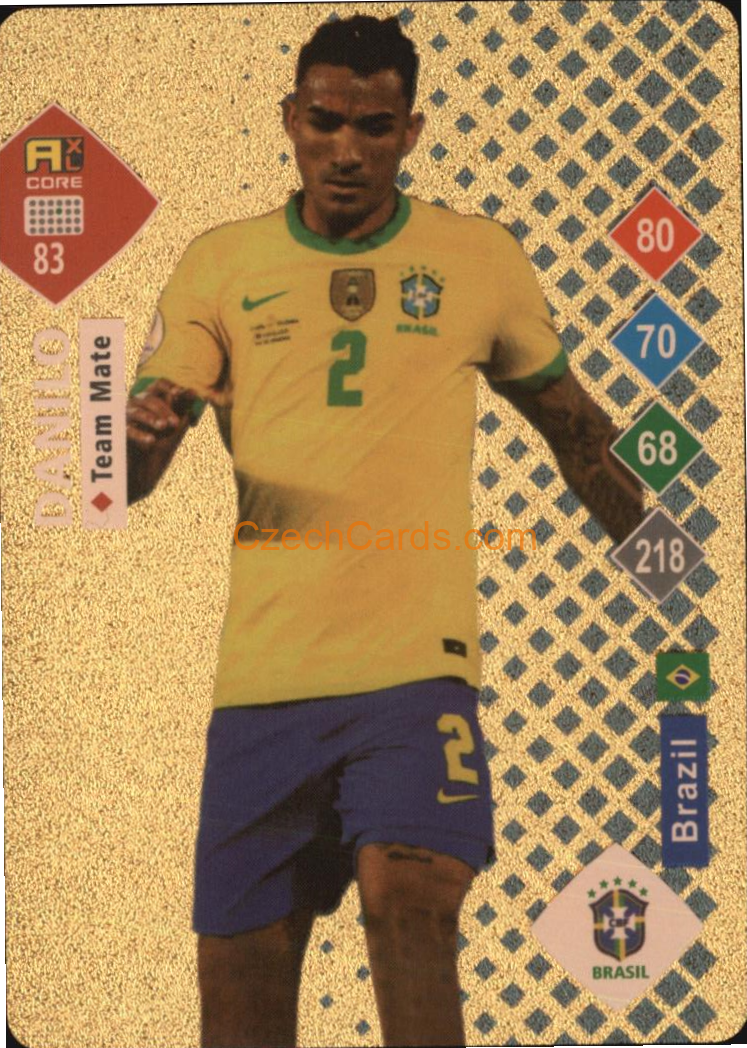Danilo 2023 World Football Stars unofficial GOLD