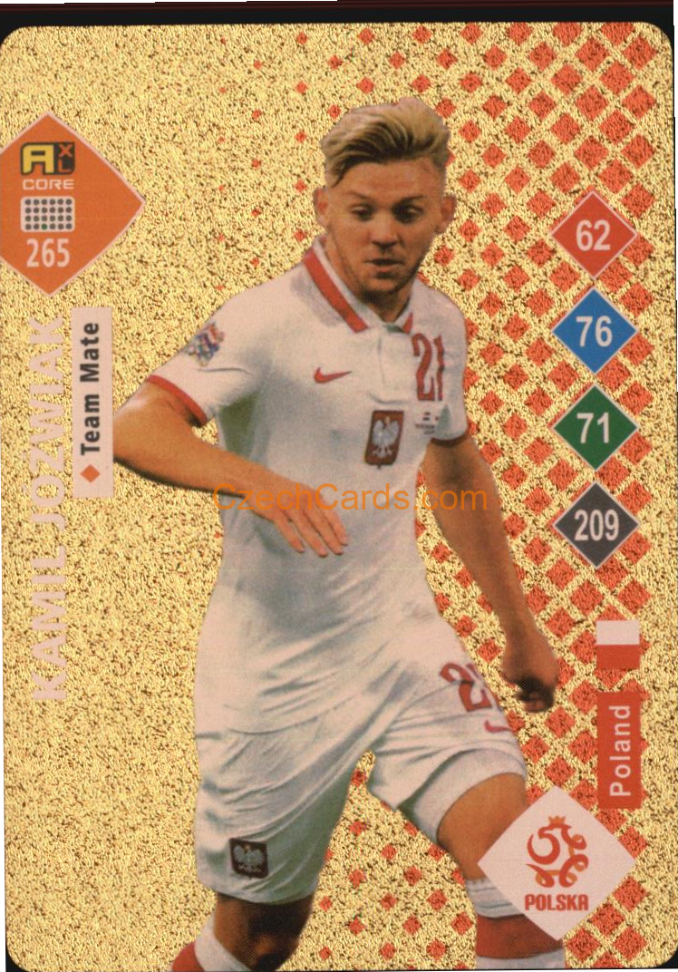 Kamil Jóźwiak 2023 World Football Stars unofficial GOLD