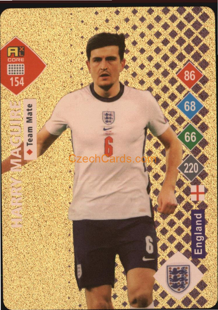 Harry Maguire 2023 World Football Stars unofficial GOLD
