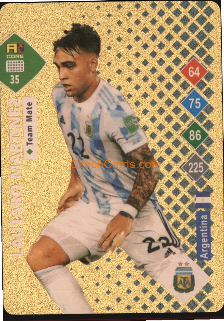 Lautaro Martinez 2023 World Football Stars unofficial GOLD