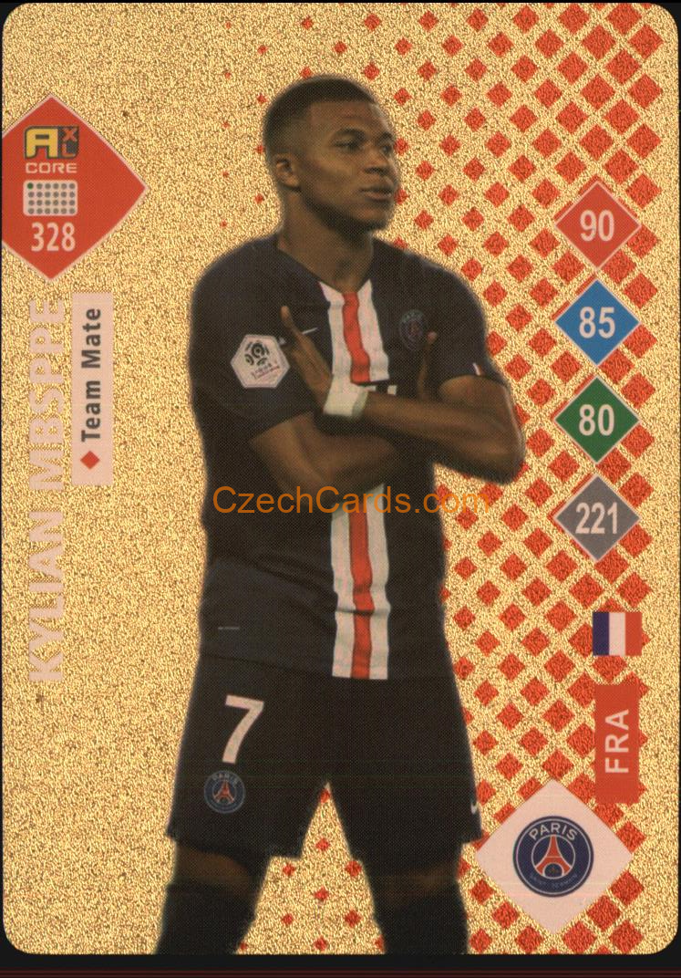 Kylian Mbappe (Mbsppe) 2023 World Football Stars unofficial GOLD