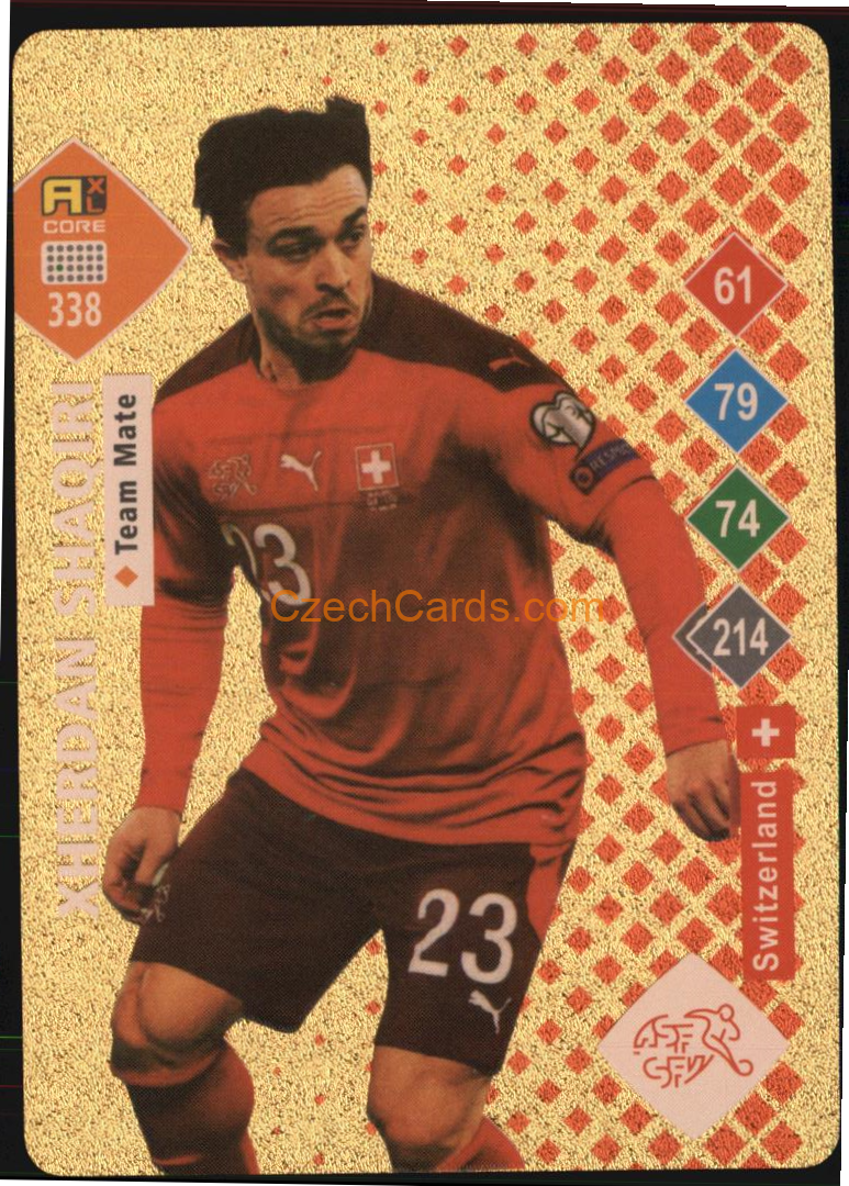 Xherdan Shaqiri 2023 World Football Stars unofficial GOLD
