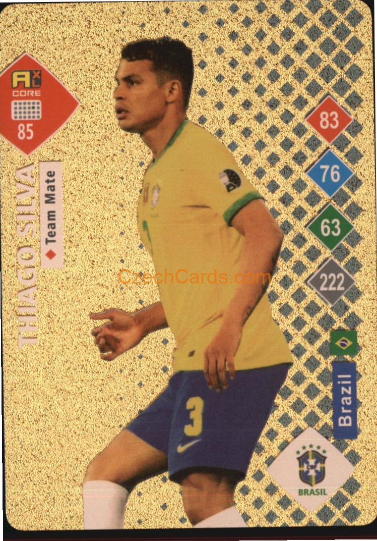 Thiago Silva 2023 World Football Stars unofficial GOLD