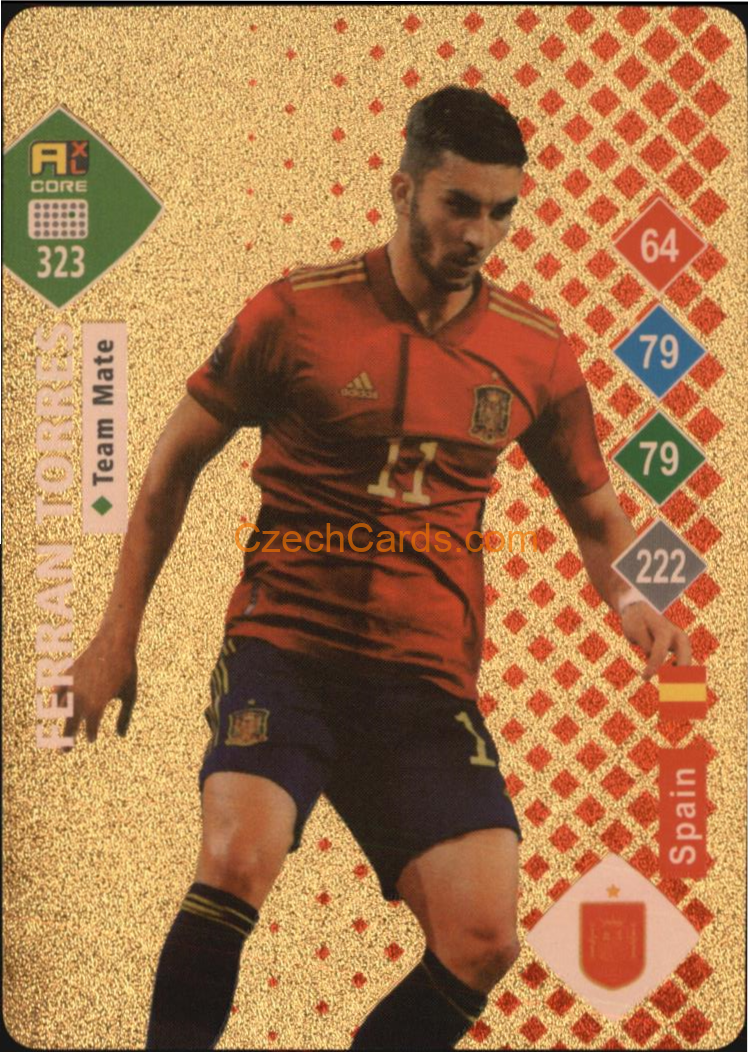 Pau Torres 2023 World Football Stars unofficial GOLD