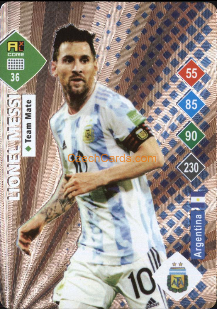 Lionel Messi 2023 World Football Stars unofficial SILVER