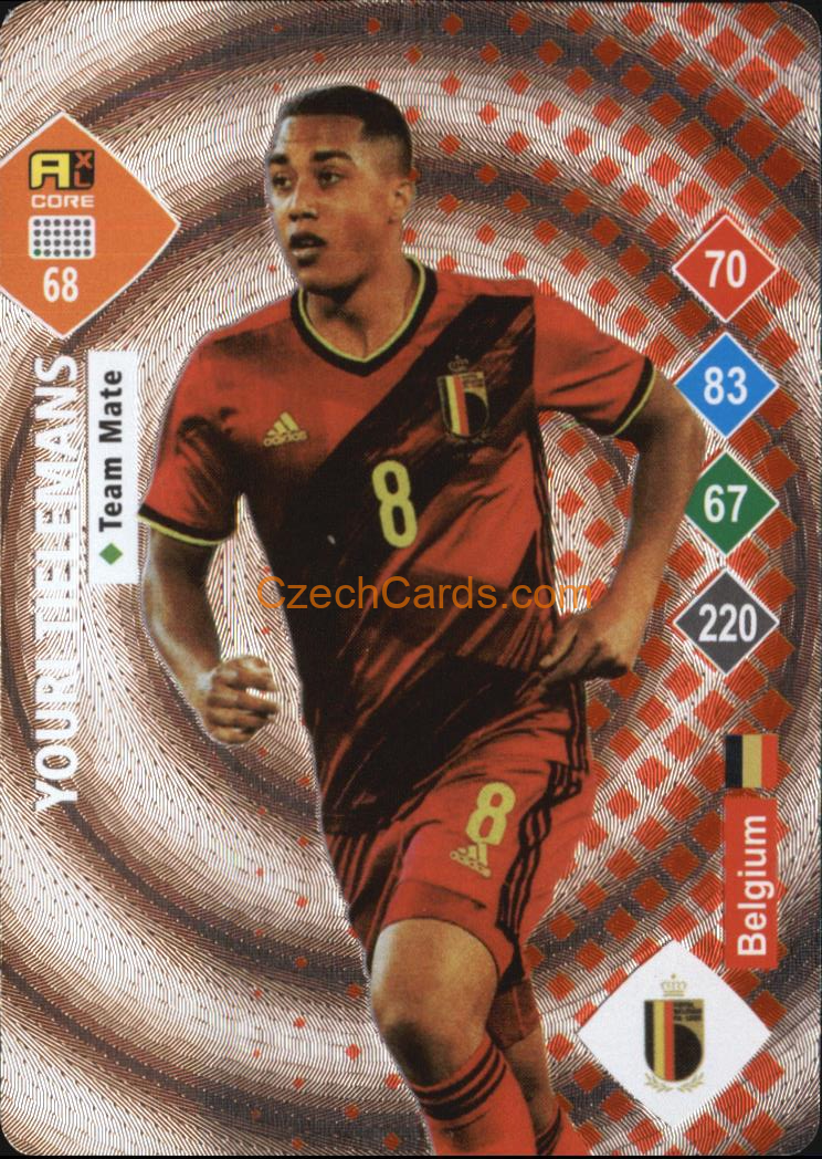Youri Tielemans 2023 World Football Stars unofficial SILVER