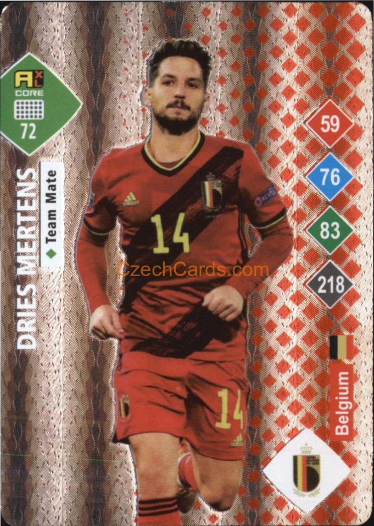 Dries Mertens 2023 World Football Stars unofficial SILVER