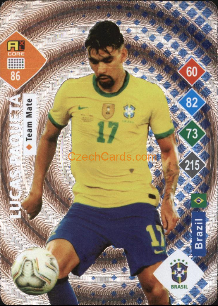 Lucas Paqueta 2023 World Football Stars unofficial SILVER