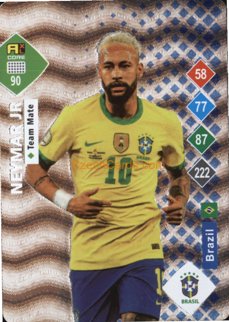 Neymar Jr. 2023 World Football Stars unofficial SILVER