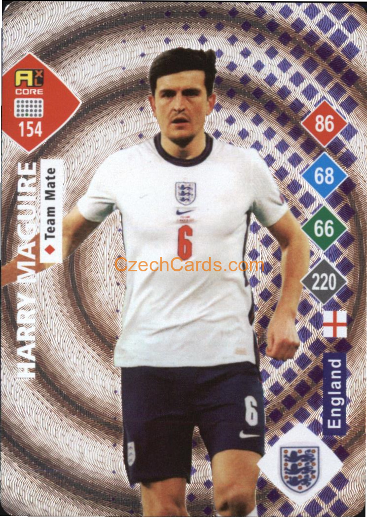 Harry Maguire 2023 World Football Stars unofficial SILVER