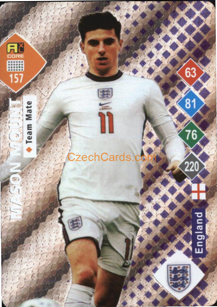 Mason Mount 2023 World Football Stars unofficial SILVER
