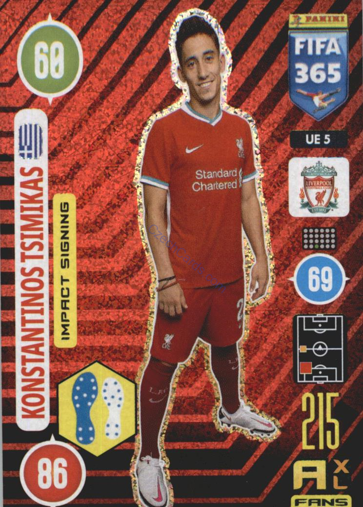 Kostas Tsimikas 2021 FIFA 365 Adrenalyn  Impact Signing #UE5