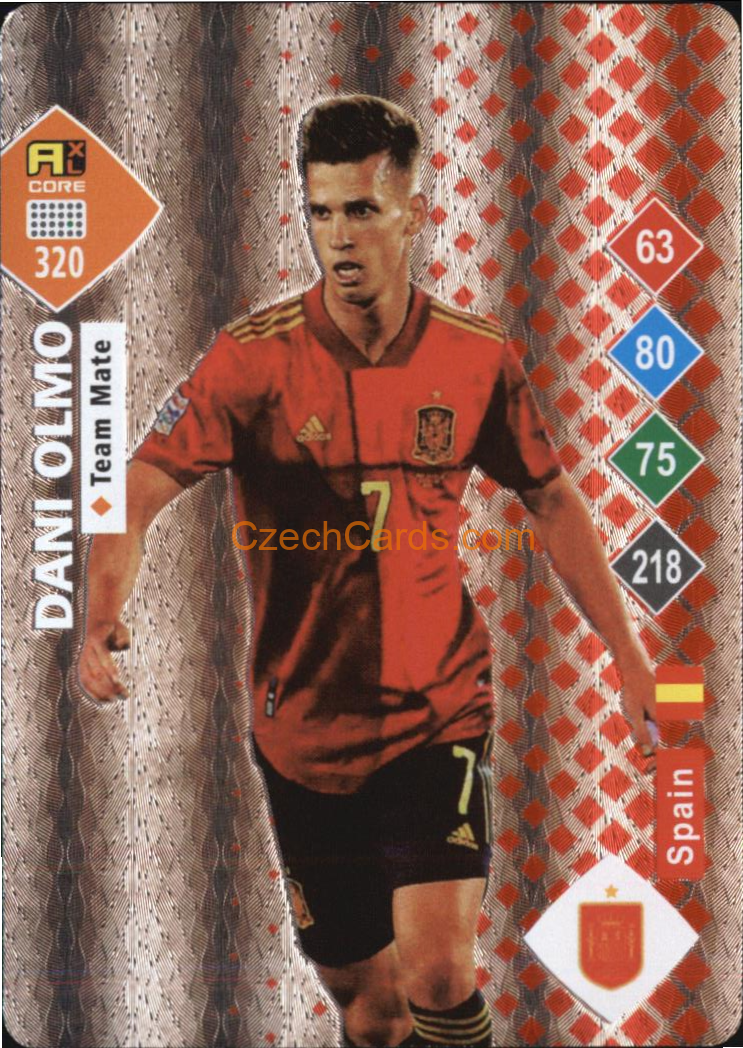 Dani Olmo 2023 World Football Stars unofficial SILVER