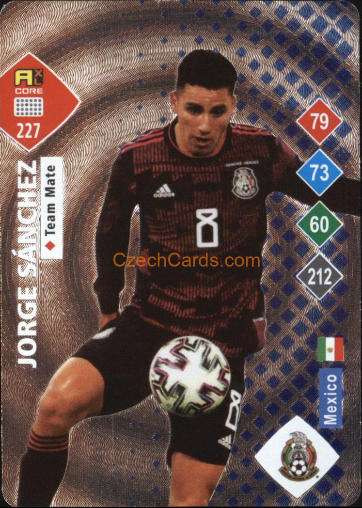 Jorge Sánchez 2023 World Football Stars unofficial SILVER