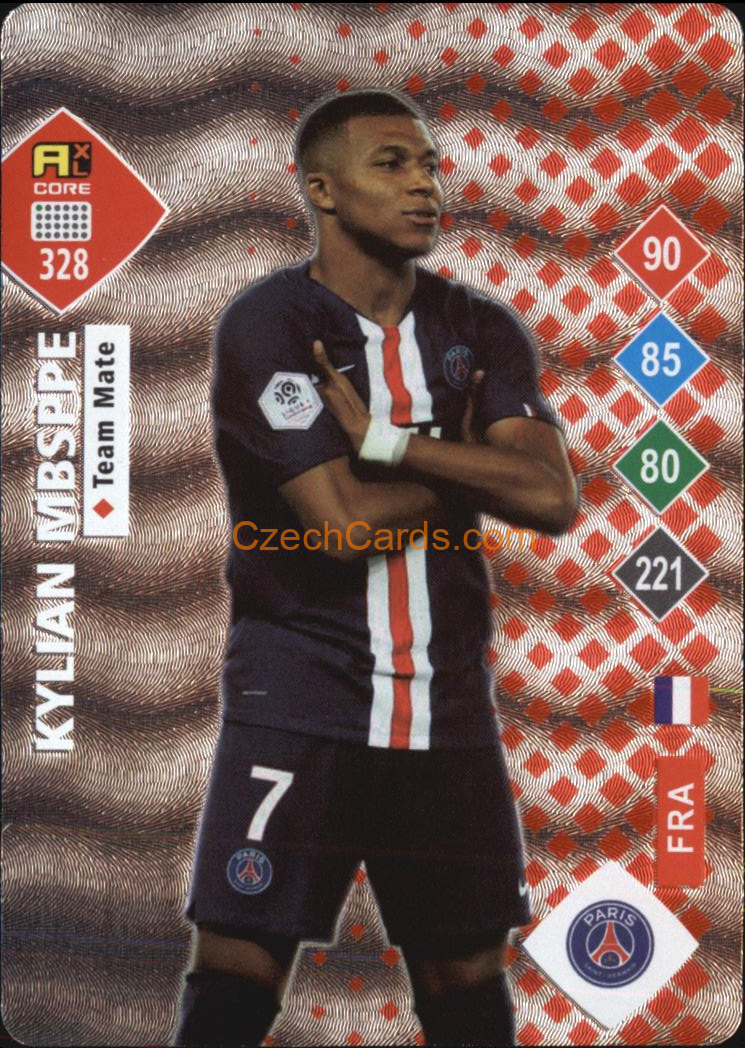 Kylian Mbappe (Mbsppe) 2023 World Football Stars unofficial SILVER