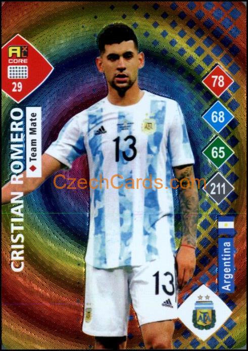 Cristian Romero 2023 World Football Stars unofficial RAINBOW
