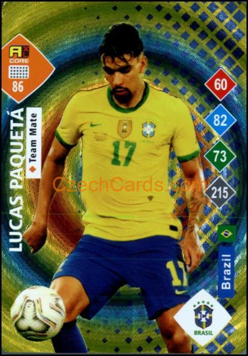 Lucas Paqueta 2023 World Football Stars unofficial RAINBOW