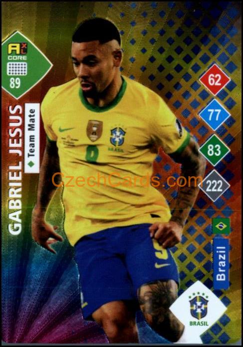 Gabriel Jesus 2023 World Football Stars unofficial RAINBOW