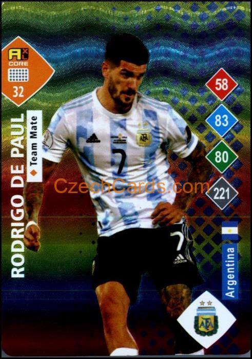 Rodrigo De Paul 2023 World Football Stars unofficial RAINBOW