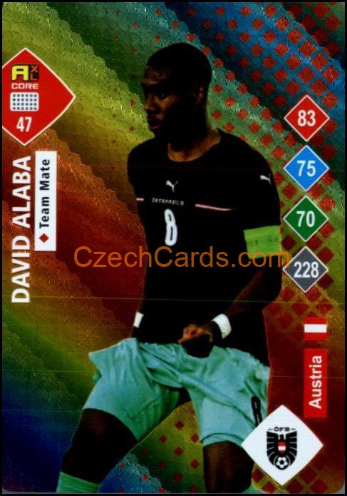 David Alaba 2023 World Football Stars unofficial RAINBOW