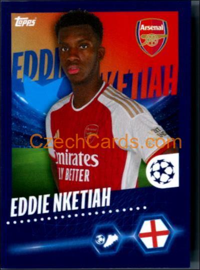Eddie Nketiah 2023/24 Topps Champions League sticker #63