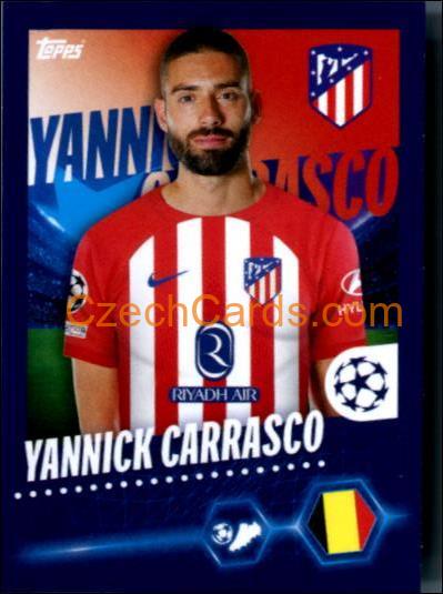 Yannick Carrasco 2023/24 Topps Champions League sticker #77