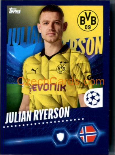 Julian Ryerson 2023/24 Topps Champions League sticker #89