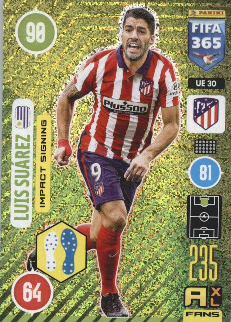 Luis Suárez 2021 FIFA 365 Adrenalyn  Impact Signing #UE30