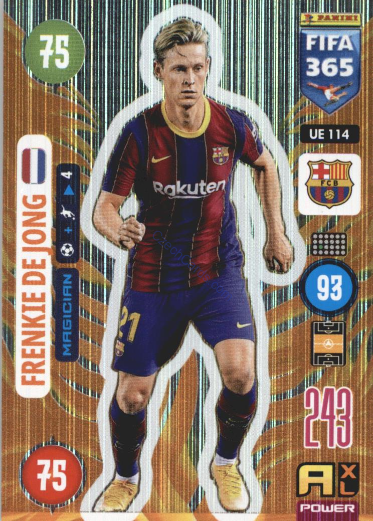 Frenkie de Jong 2021 FIFA 365 Adrenalyn Magician #UE114