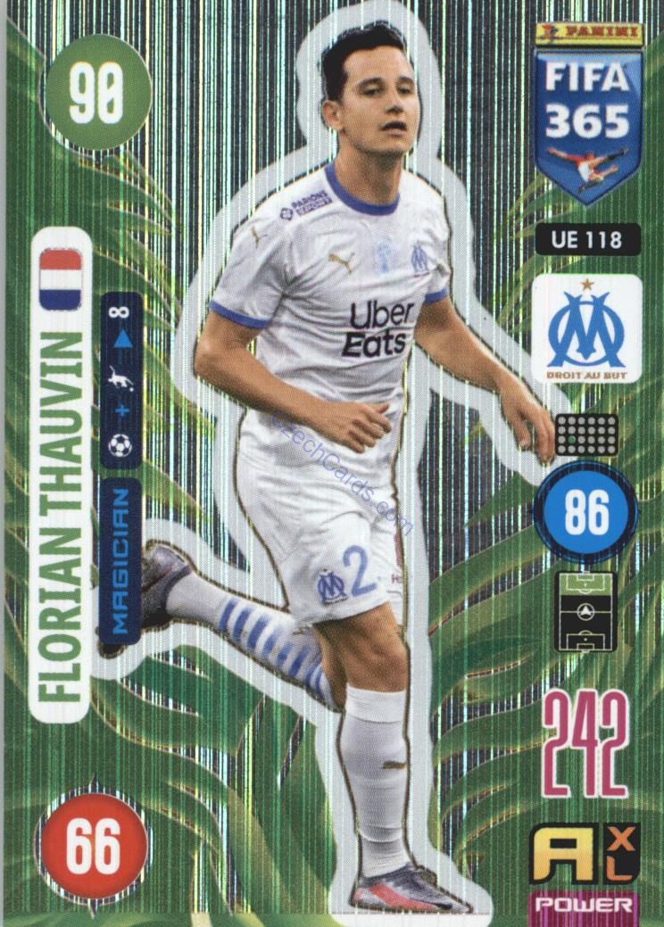 Florian Thauvin 2021 FIFA 365 Adrenalyn Magician #UE118