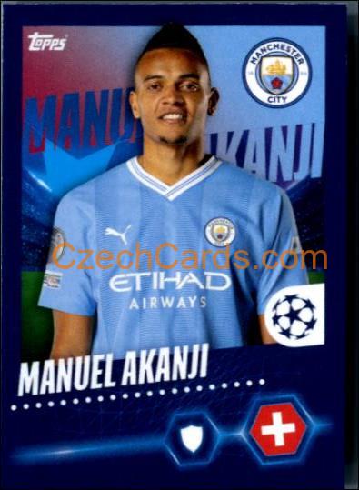 Manuel Akanji 2023/24 Topps Champions League sticker #300