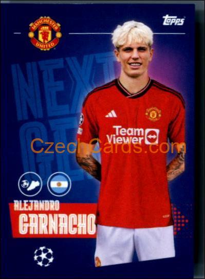 Alejandro Garnacho 2023/24 Topps Champions League sticker Next Gen #330