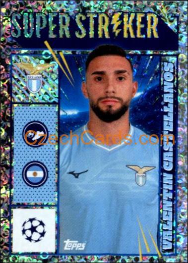 Valentín Castellanos 2023/24 Topps Champions League sticker foil #497
