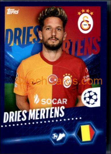 Dries Mertens 2023/24 Topps Champions League sticker #575