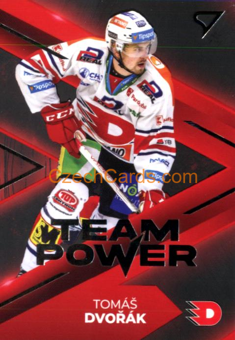 TOMÁŠ DVOŘÁK 2023/24 SportZoo Tipsport EHL Team Power #TP-07