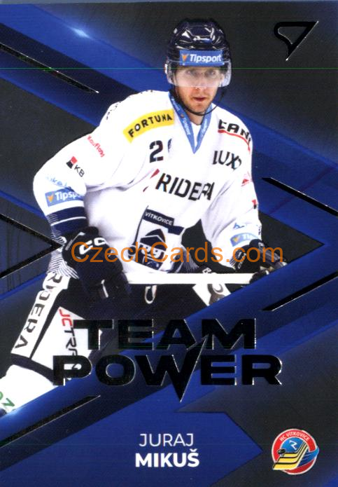 JURAJ MIKUŠ 2023/24 SportZoo Tipsport EHL Team Power #TP-10