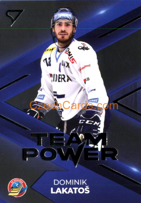 DOMINIK LAKATOŠ 2023/24 SportZoo Tipsport EHL Team Power #TP-12