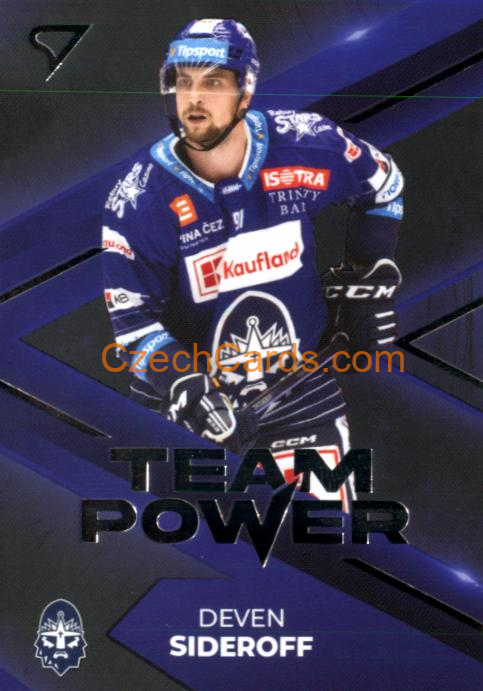 DEVEN SIDEROFF 2023/24 SportZoo Tipsport EHL Team Power #TP-42