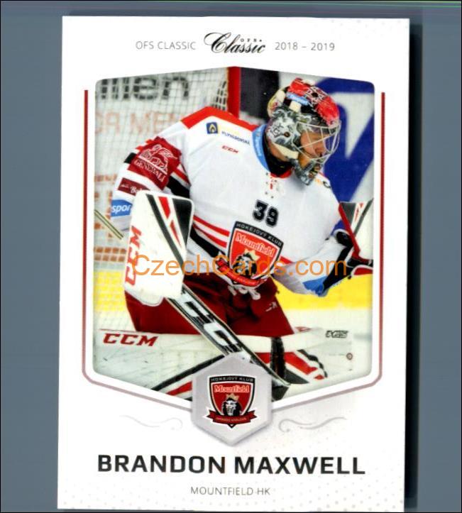 Brandon Maxwell (G) 2018/19 OFS Classic #55
