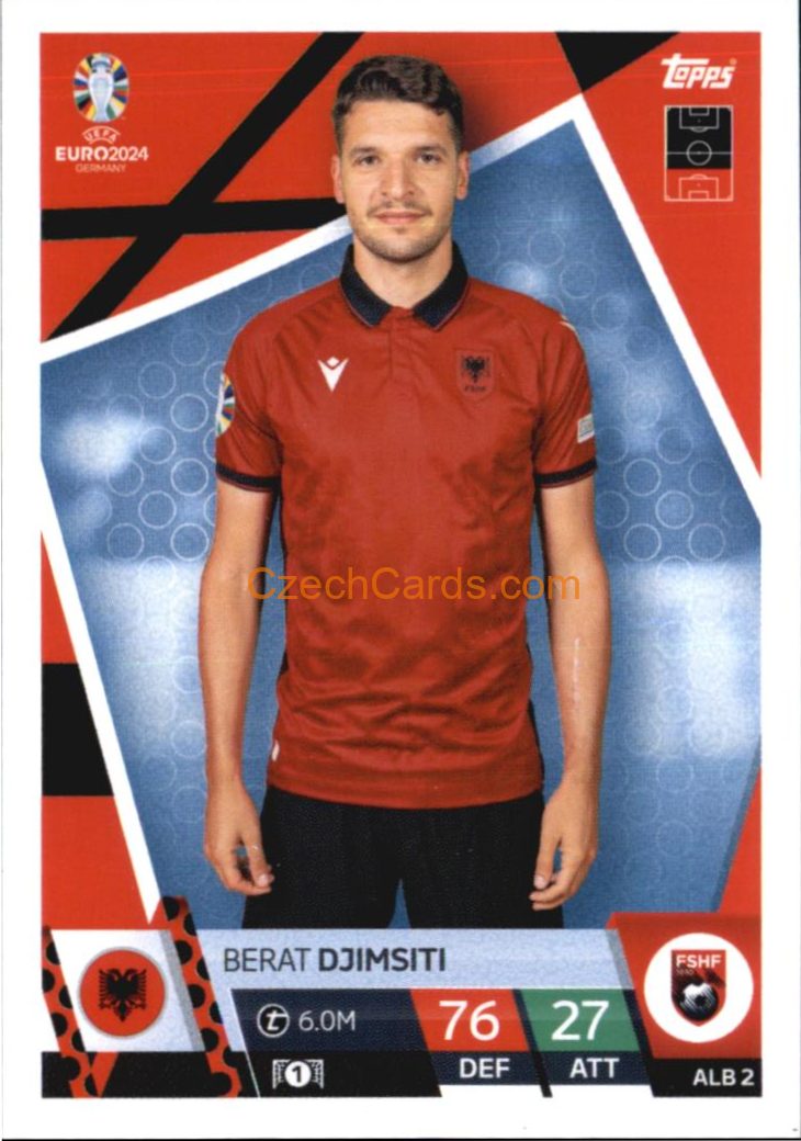 Berat Djimsiti 2024 EURO Match Attax #ALB2