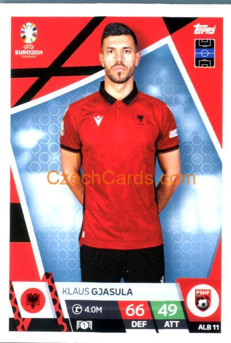Klaus Gjasula 2024 EURO Match Attax #ALB11