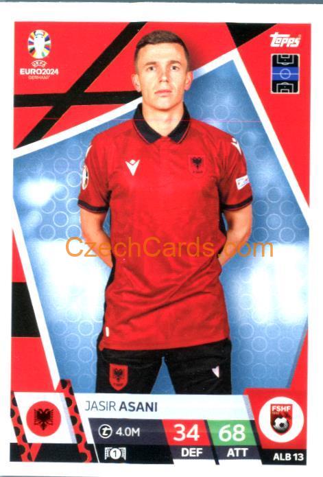 Jasir Asani 2024 EURO Match Attax #ALB13