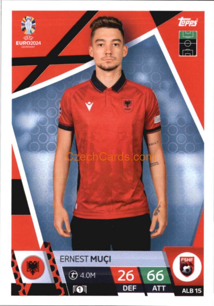 Ernest Muçi 2024 EURO Match Attax #ALB15