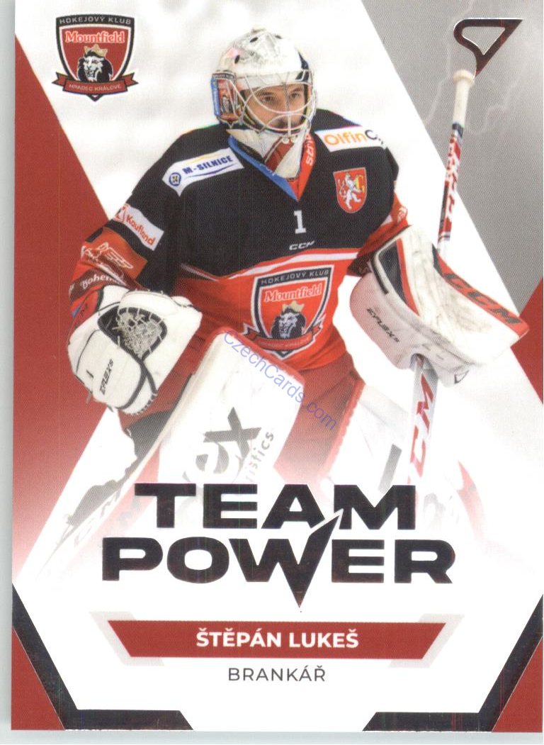 Štěpán Lukeš 2021/22 SportZoo Tipsport EHL Team Power #TP13
