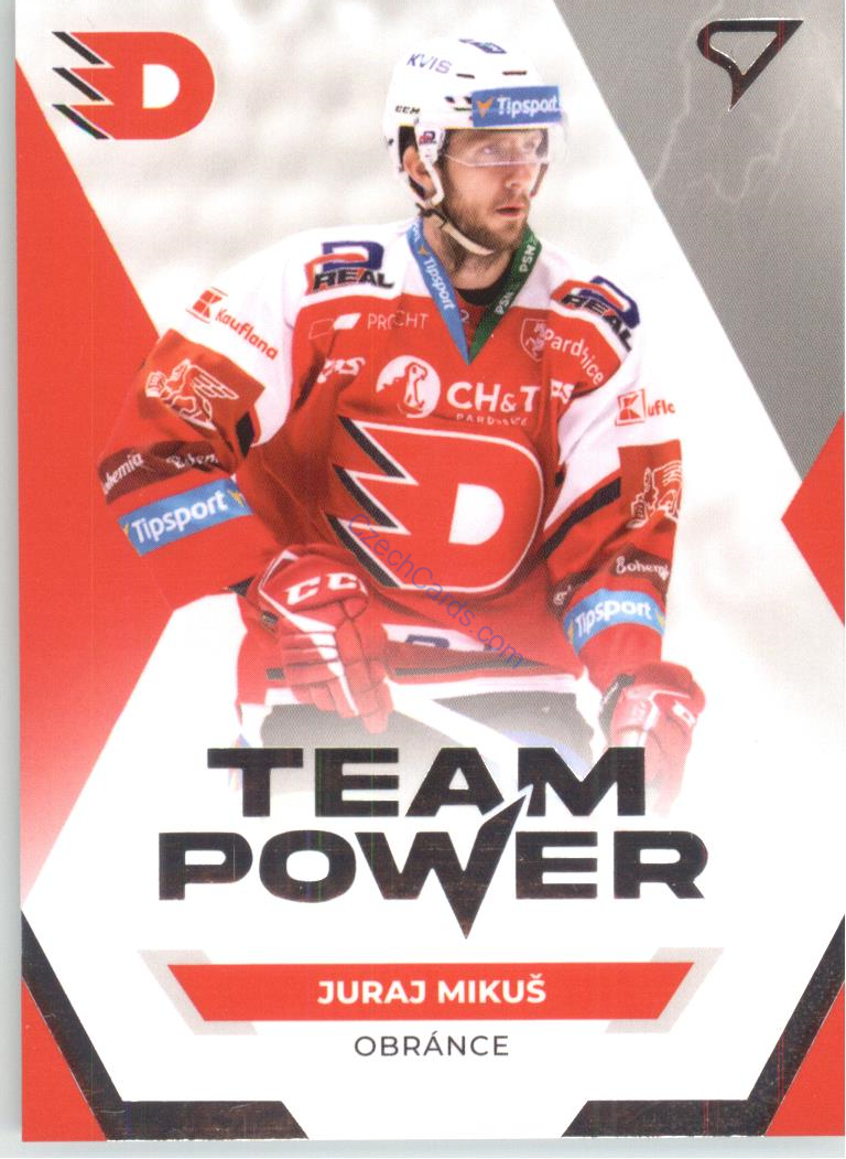 Juraj Mikuš 2021/22 SportZoo Tipsport EHL Team Power #TP16