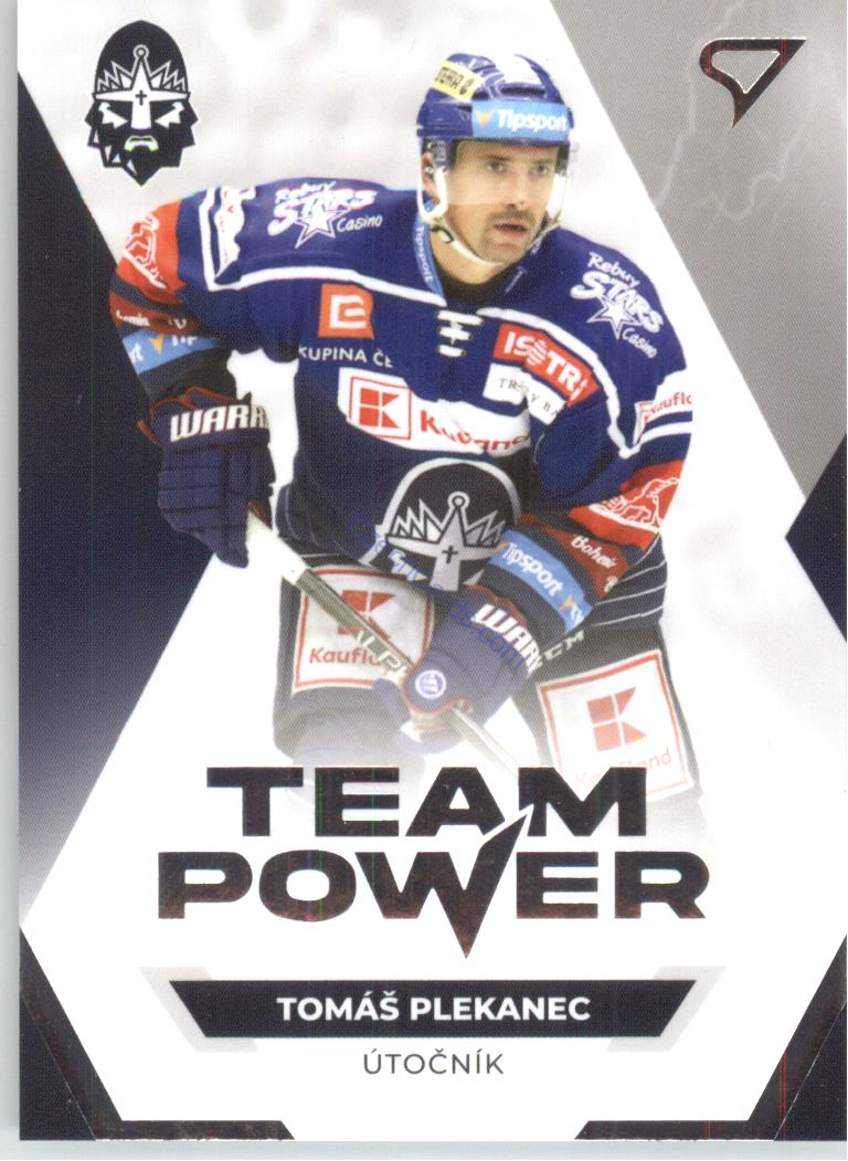 Tomáš Plekanec 2021/22 SportZoo Tipsport EHL Team Power #TP43