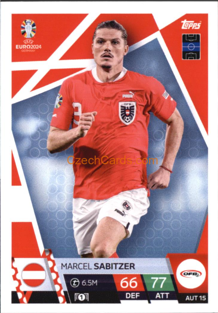 Marcel Sabitzer 2024 EURO Match Attax #AUT15